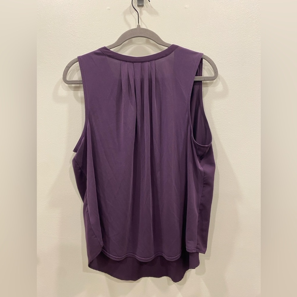 Merona - Women’s purple business casual blouse - XL - Picture 2 of 3